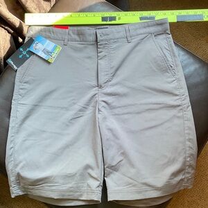 Sunice Men's Tan Flat Front Shorts